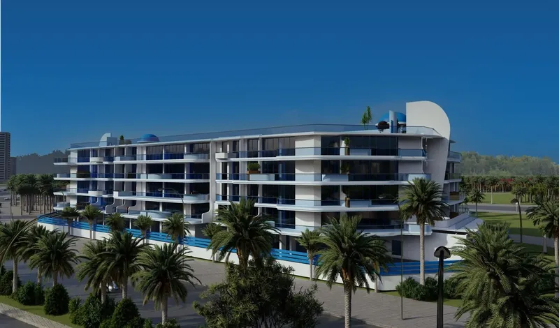 Exterior at Samana Santorini in Dubai Studio City Dubai