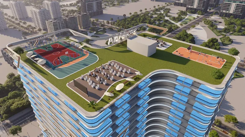 Exterior at Samana Skyros in Arjan Dubai