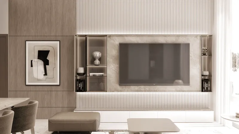 Interior at Samana Skyros in Arjan Dubai