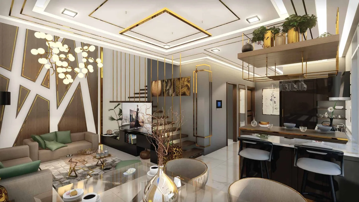 Interior at Samana Waves Phase II in JVC (Jumeirah Village Circle) Dubai