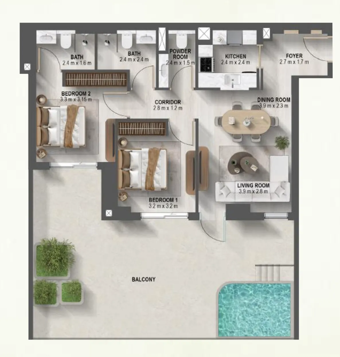 Prestige One Developments Sanctuary floor plan