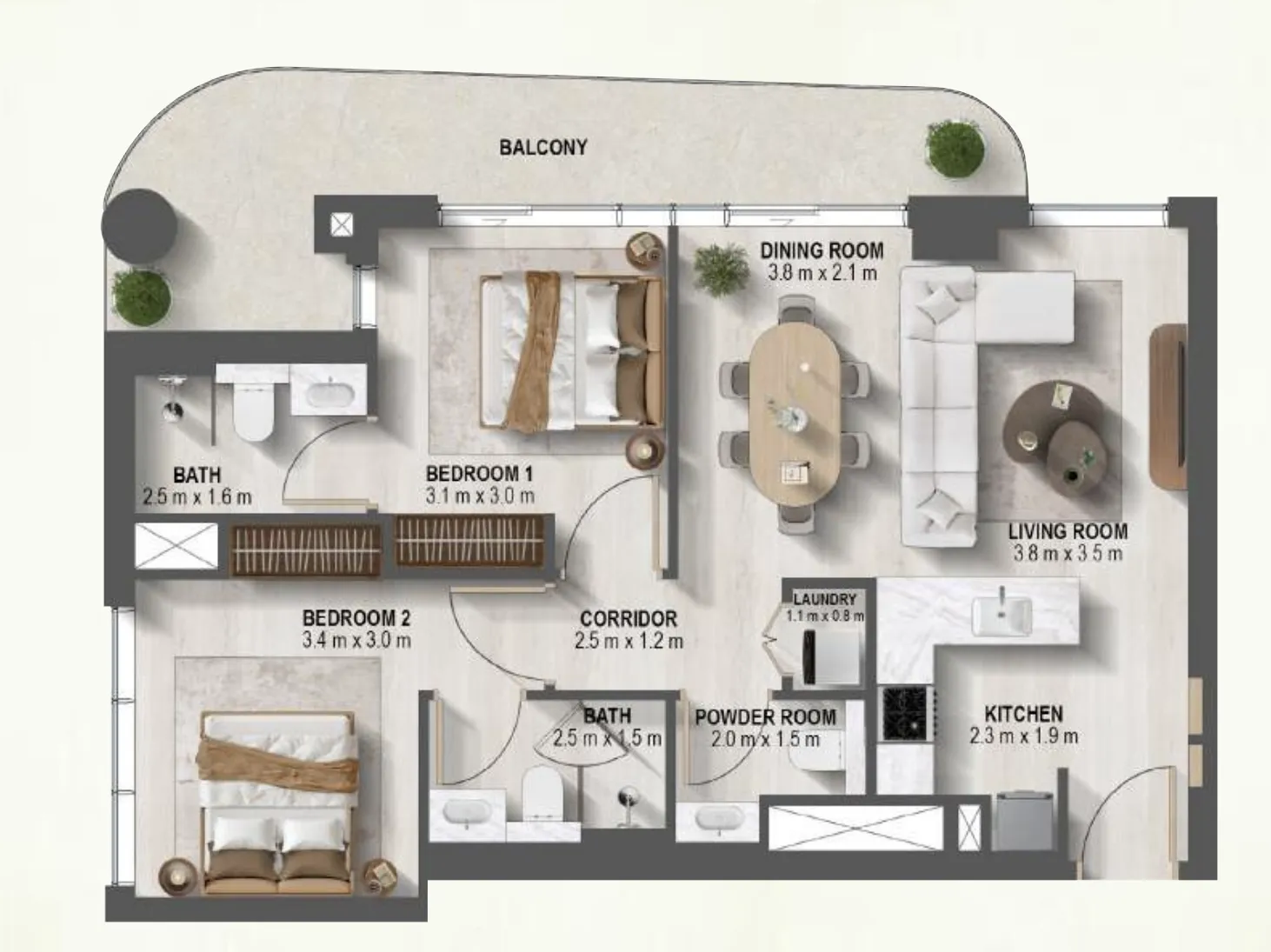 Prestige One Developments Sanctuary floor plan