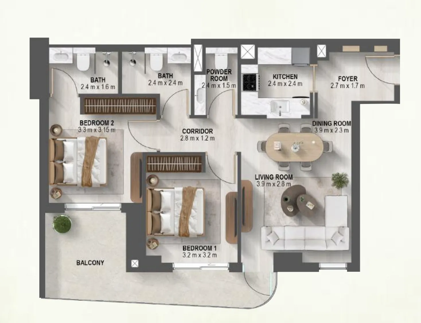 Prestige One Developments Sanctuary floor plan