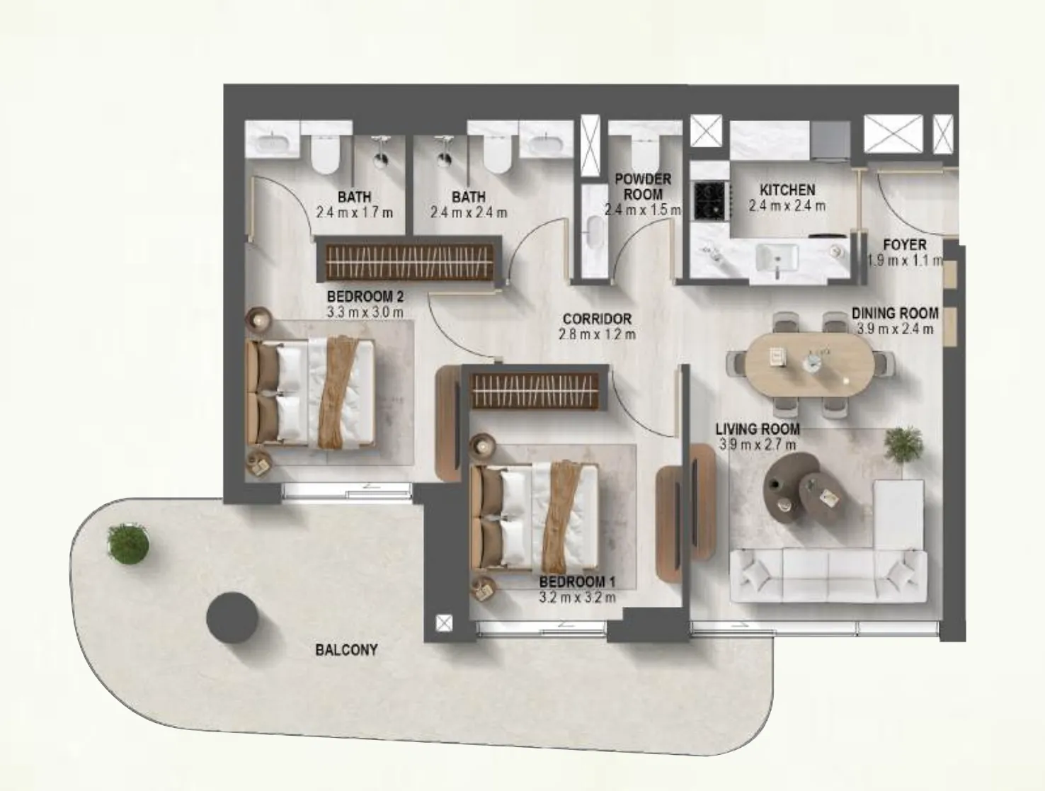 Prestige One Developments Sanctuary floor plan