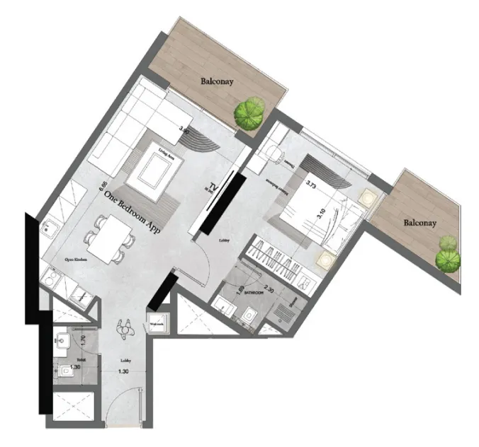 Unique Saray Saray Prime Residence floor plan
