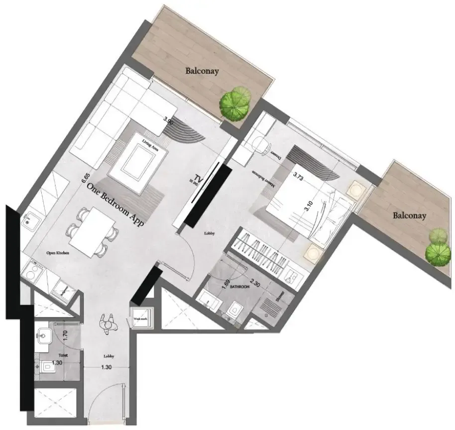 Unique Saray Saray Prime Residence floor plan