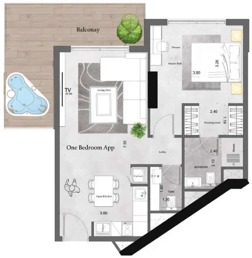 Unique Saray Saray Prime Residence floor plan