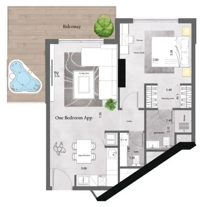 Unique Saray Saray Prime Residence floor plan