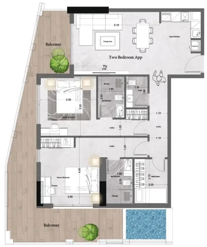 Unique Saray Saray Prime Residence floor plan