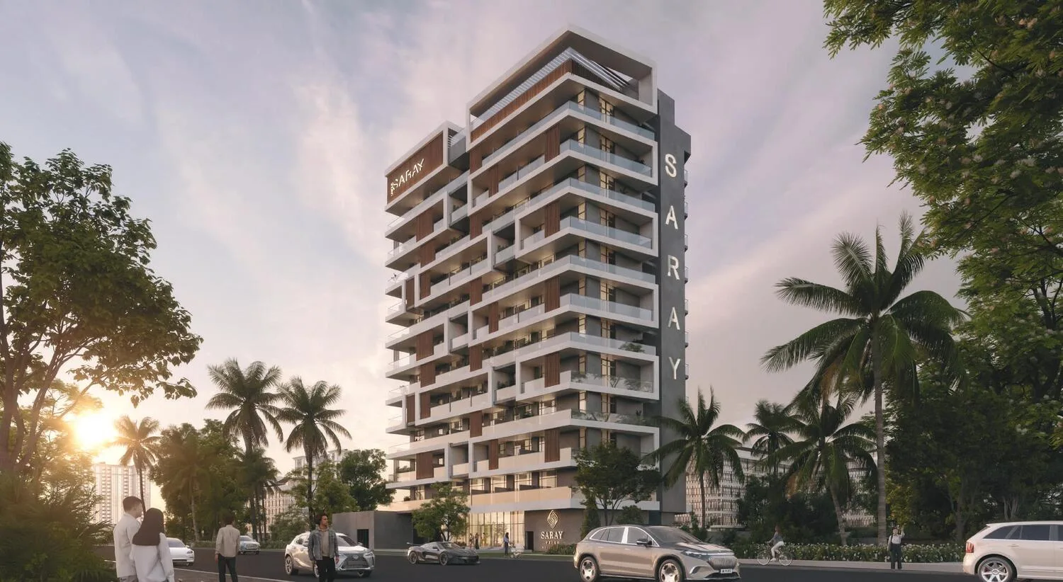 Exterior at Saray Prime Residence in Dubailand Residence Complex Dubai