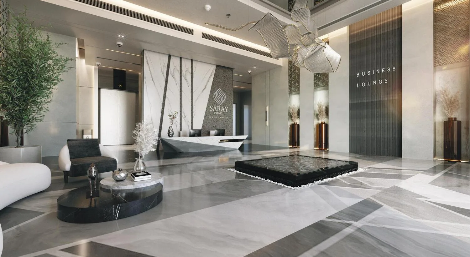 Unique Saray Saray Prime Residence Lobby