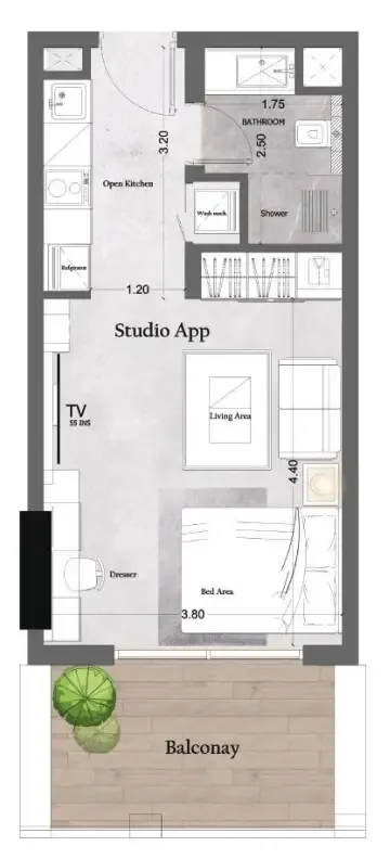 Unique Saray Saray Prime Residence floor plan