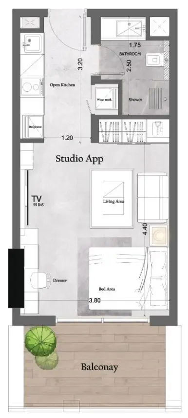 Unique Saray Saray Prime Residence floor plan