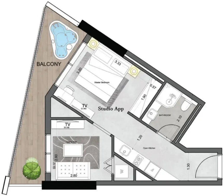 Unique Saray Saray Prime Residence floor plan