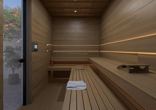 Sauna amenity image at I'Sola Bella