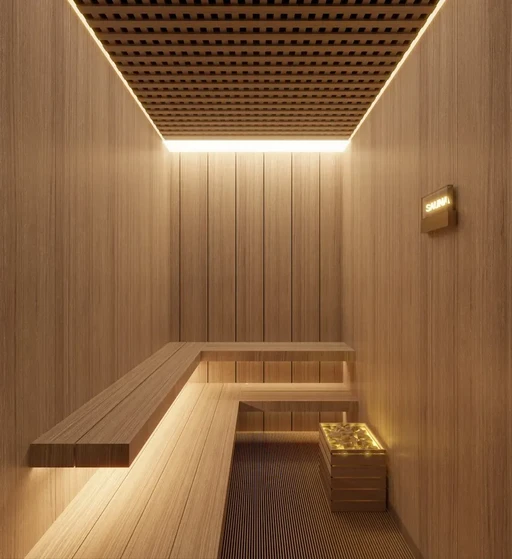 Sauna amenity image at Whitecliffs Residences