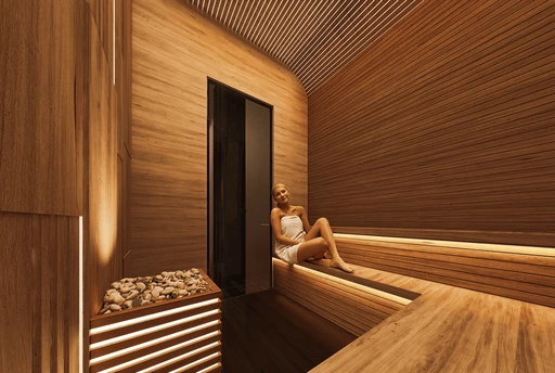 Sauna amenity image at Bonds Avenue