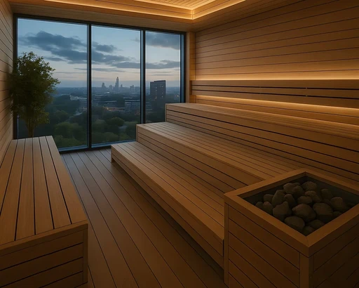 Sauna amenity image at Wadi Hills