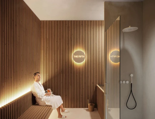 Sauna & Steam Room amenity image at The F1FTH Tower