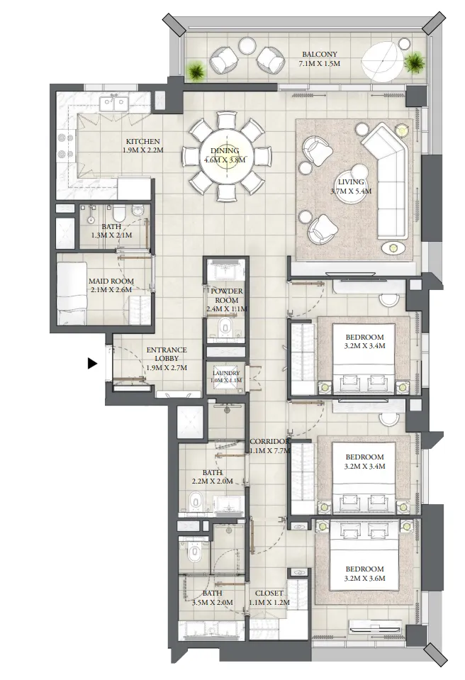 Emaar Savanna floor plan