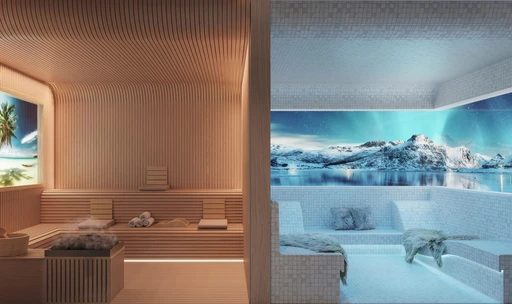 Scenic Sauna & Ice Room amenity image at Mercer House