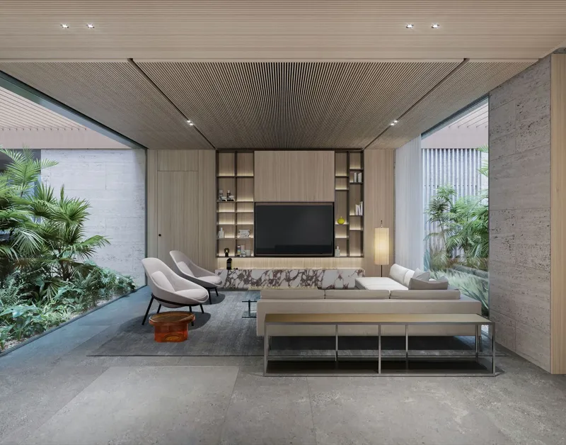 Interior at Sea Glints Mansions in Al Zorah City