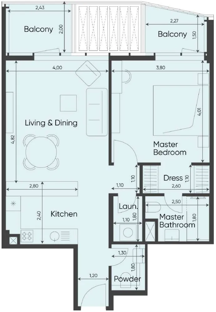 MVS Real Estate Development Sea Legend Tower One floor plan