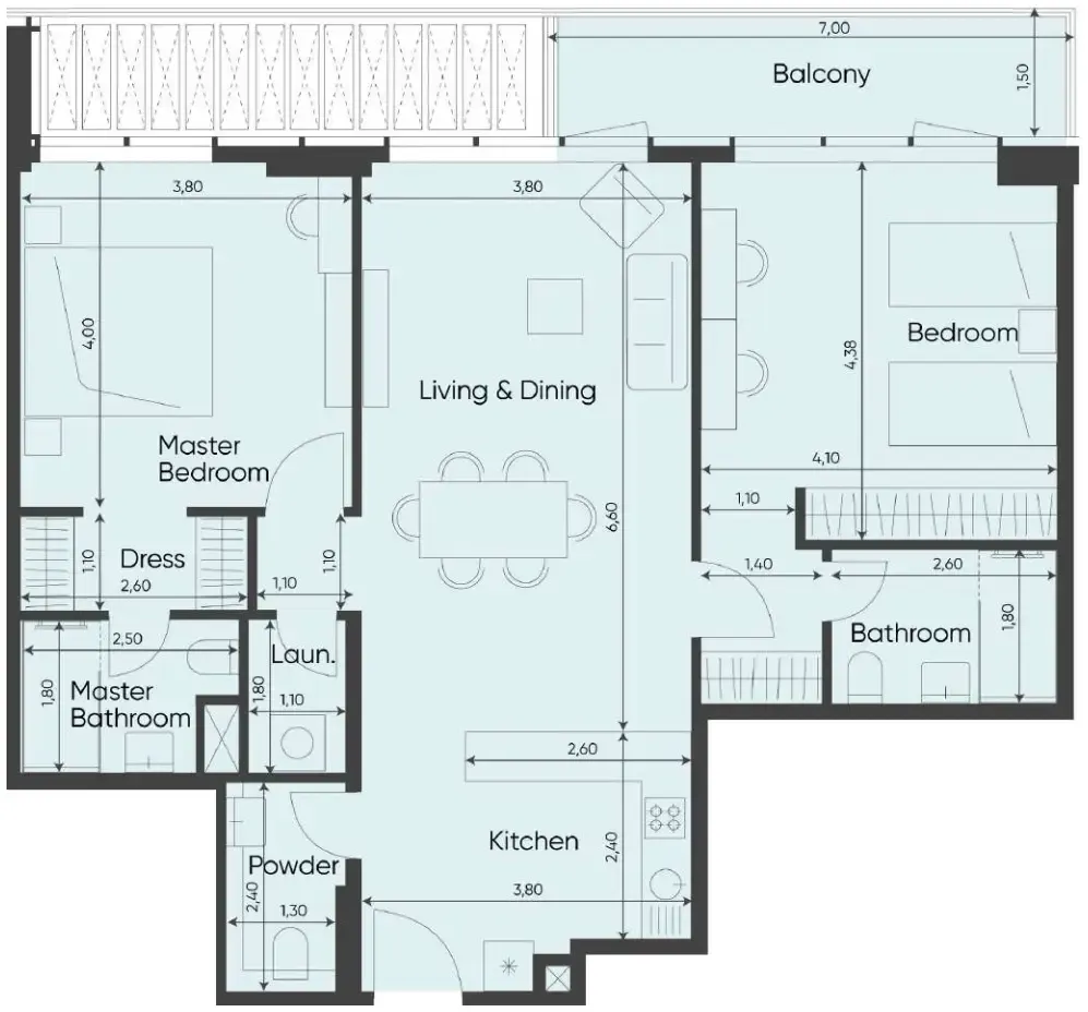 MVS Real Estate Development Sea Legend Tower One floor plan