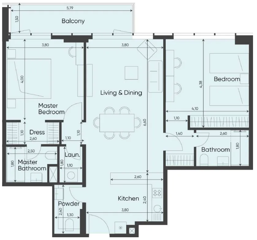 MVS Real Estate Development Sea Legend Tower One floor plan