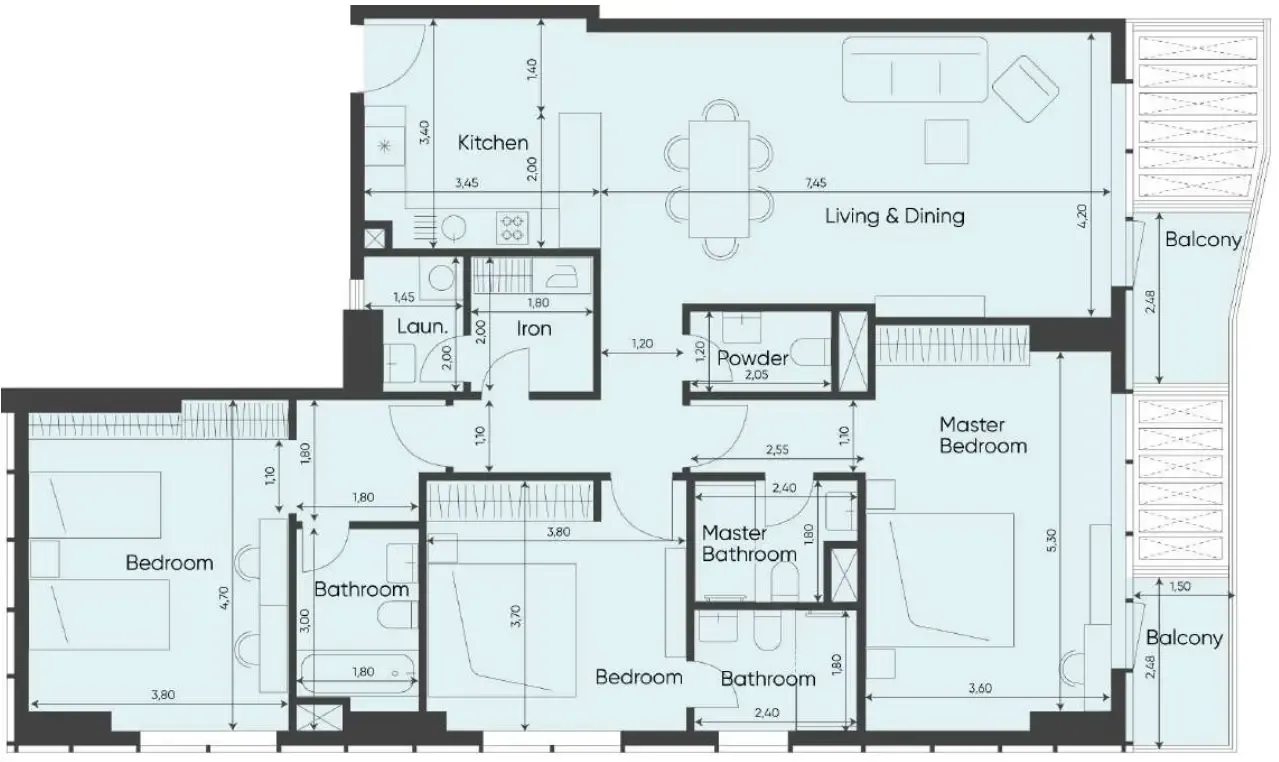 MVS Real Estate Development Sea Legend Tower One floor plan