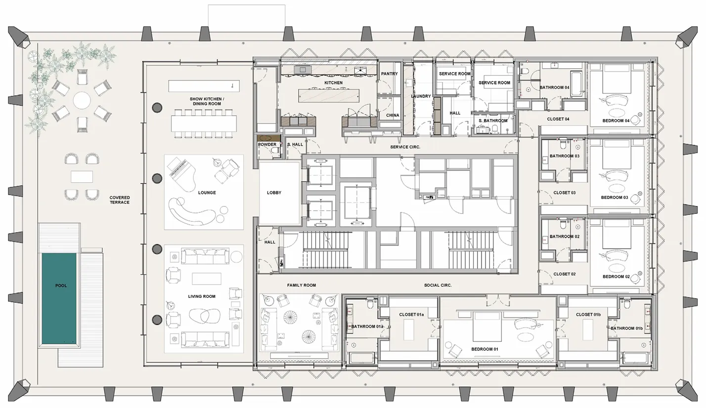 Lamar Development Sea Mirror Residences floor plan