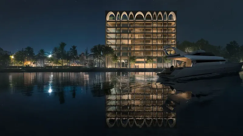 Exterior at Sea Mirror Residences in Jumeirah Second Dubai