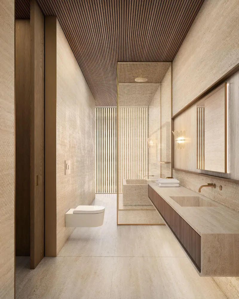 Interior at Sea Mirror Residences in Jumeirah Second Dubai