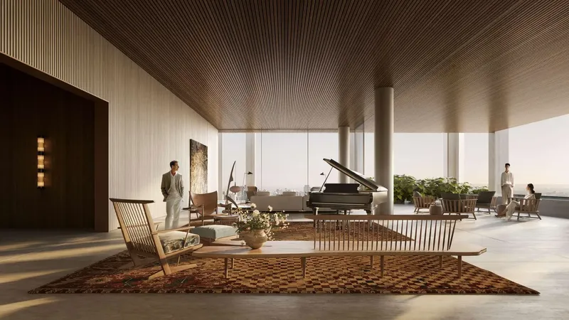 Interior at Sea Mirror Residences in Jumeirah Second Dubai