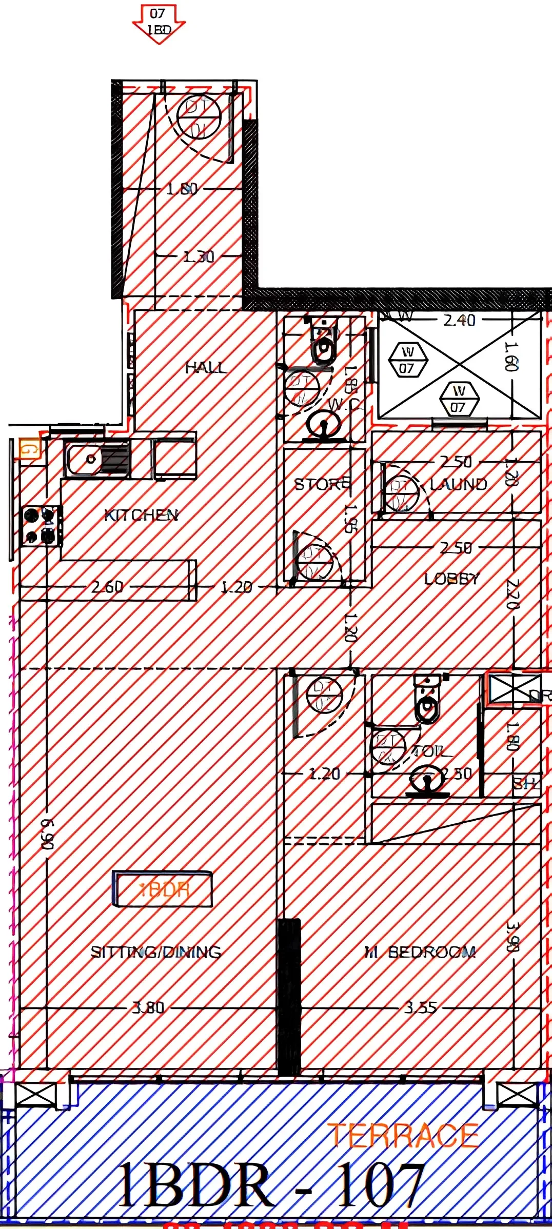 Sama Ezdan Sea View Residence floor plan