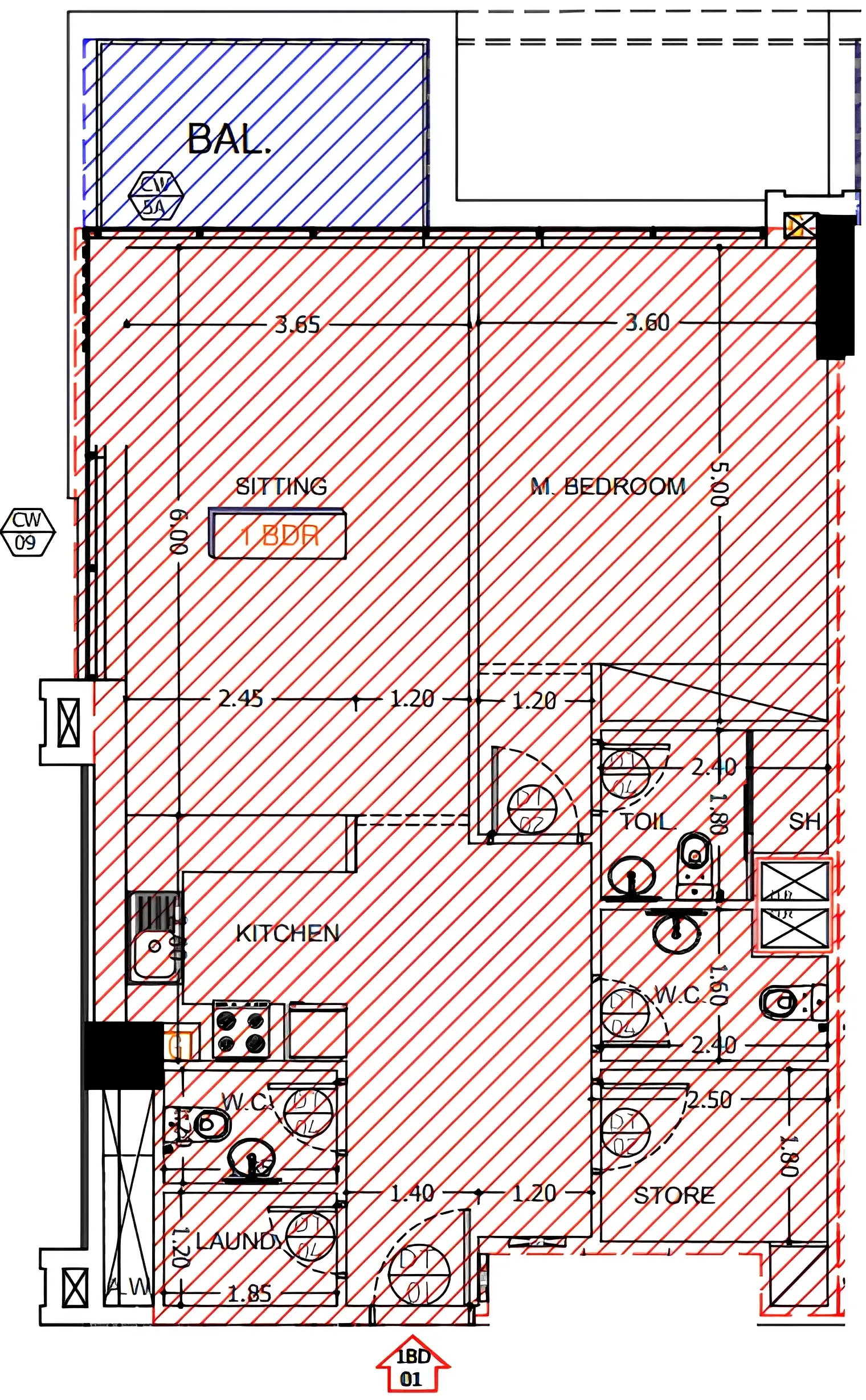 Sama Ezdan Sea View Residence floor plan