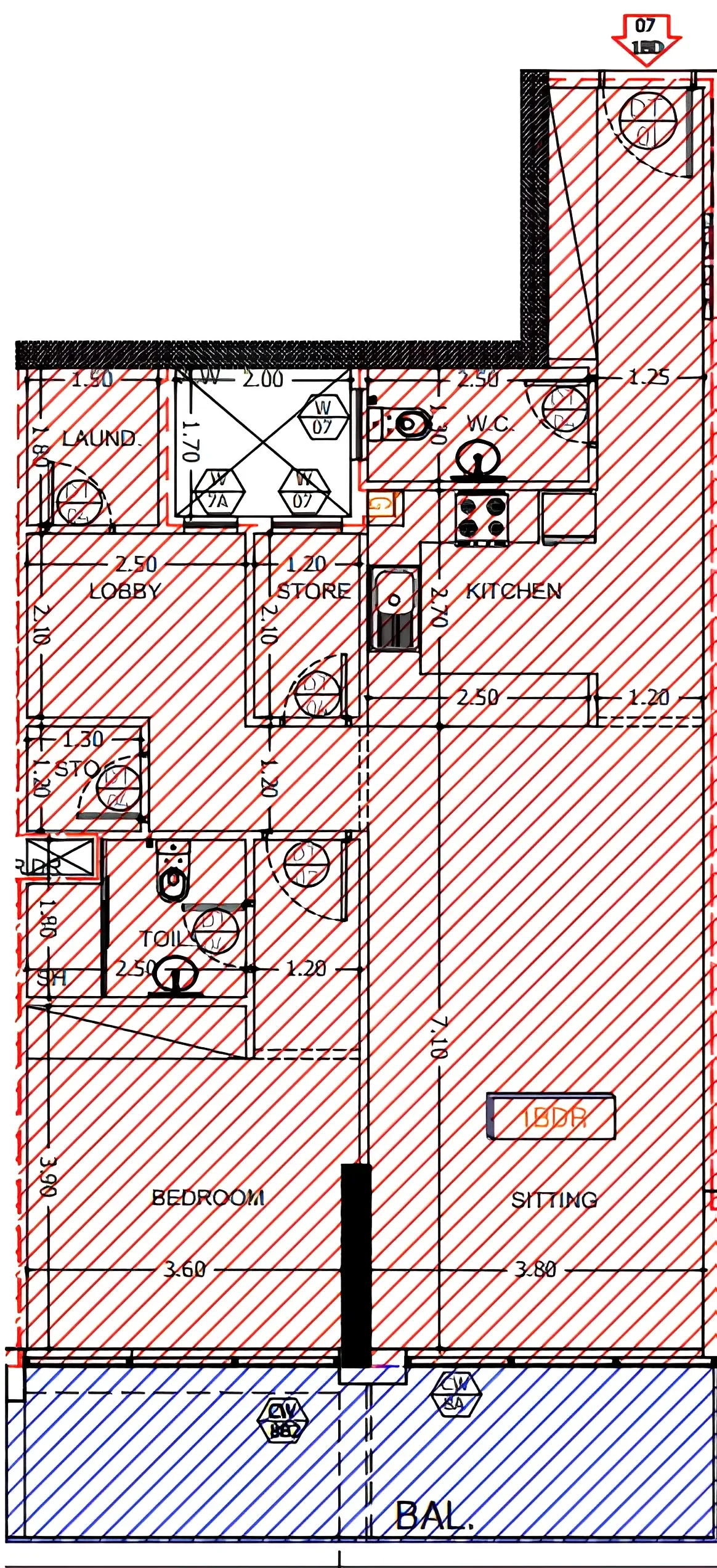 Sama Ezdan Sea View Residence floor plan