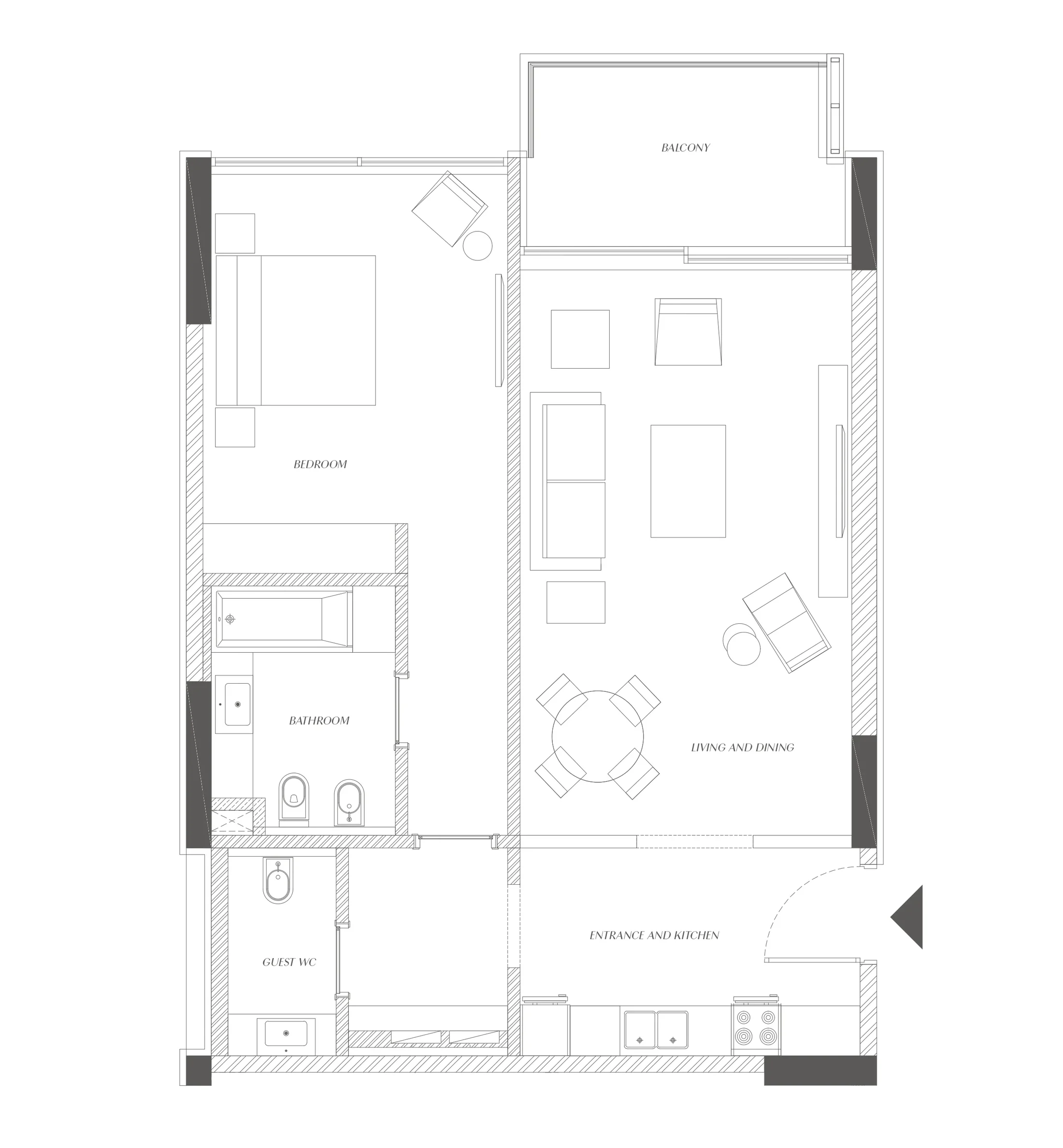 Al Zorah Development Company Sealine Residence floor plan