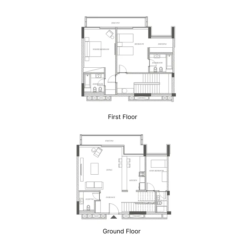 Al Zorah Development Company Sealine Residence floor plan