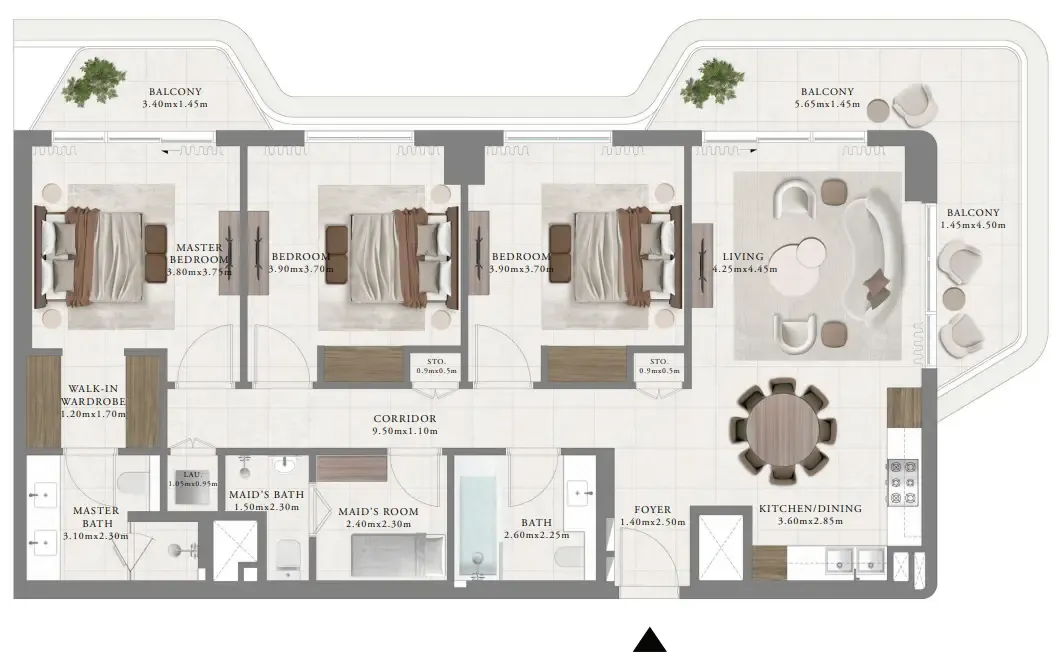 Emaar Sera 2 floor plan
