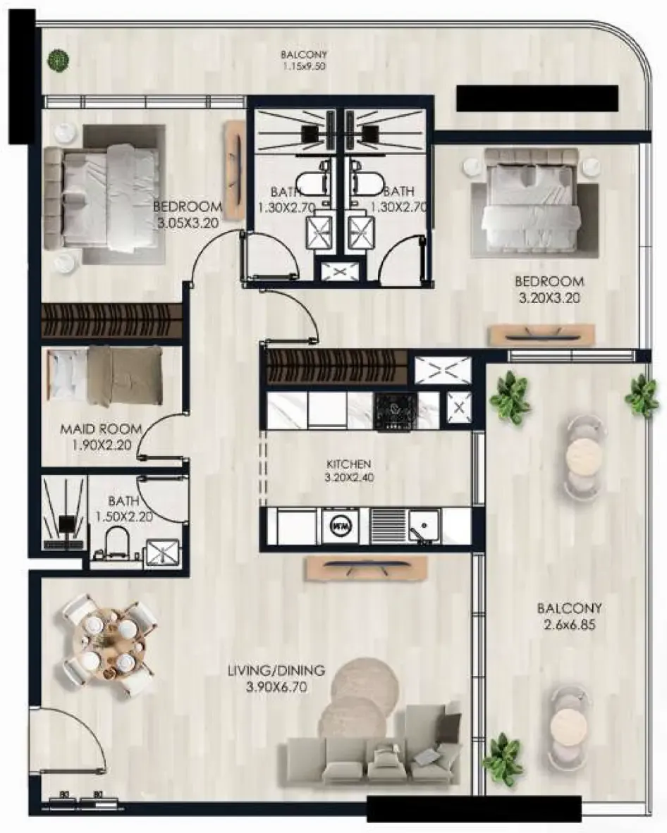 Vision Developments Sera Gardens by Vision floor plan