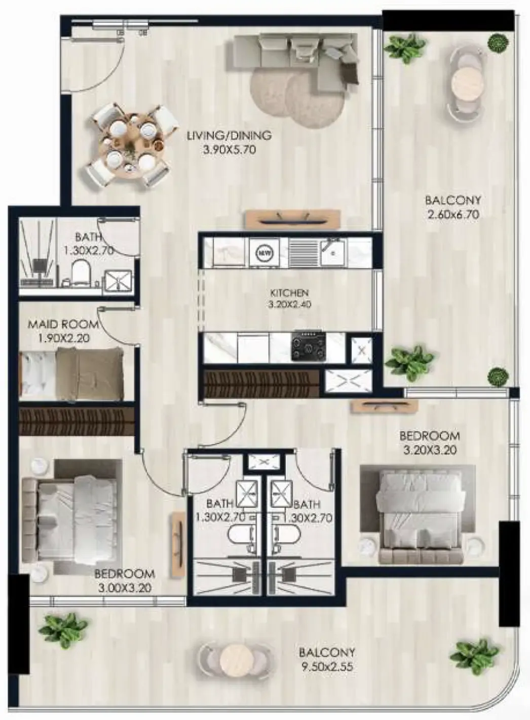 Vision Developments Sera Gardens by Vision floor plan