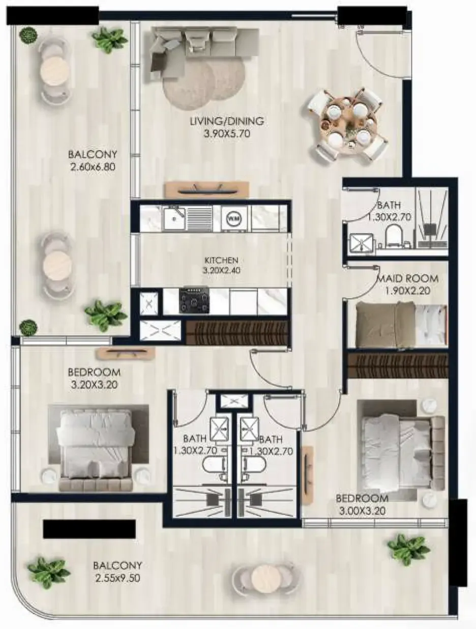 Vision Developments Sera Gardens by Vision floor plan