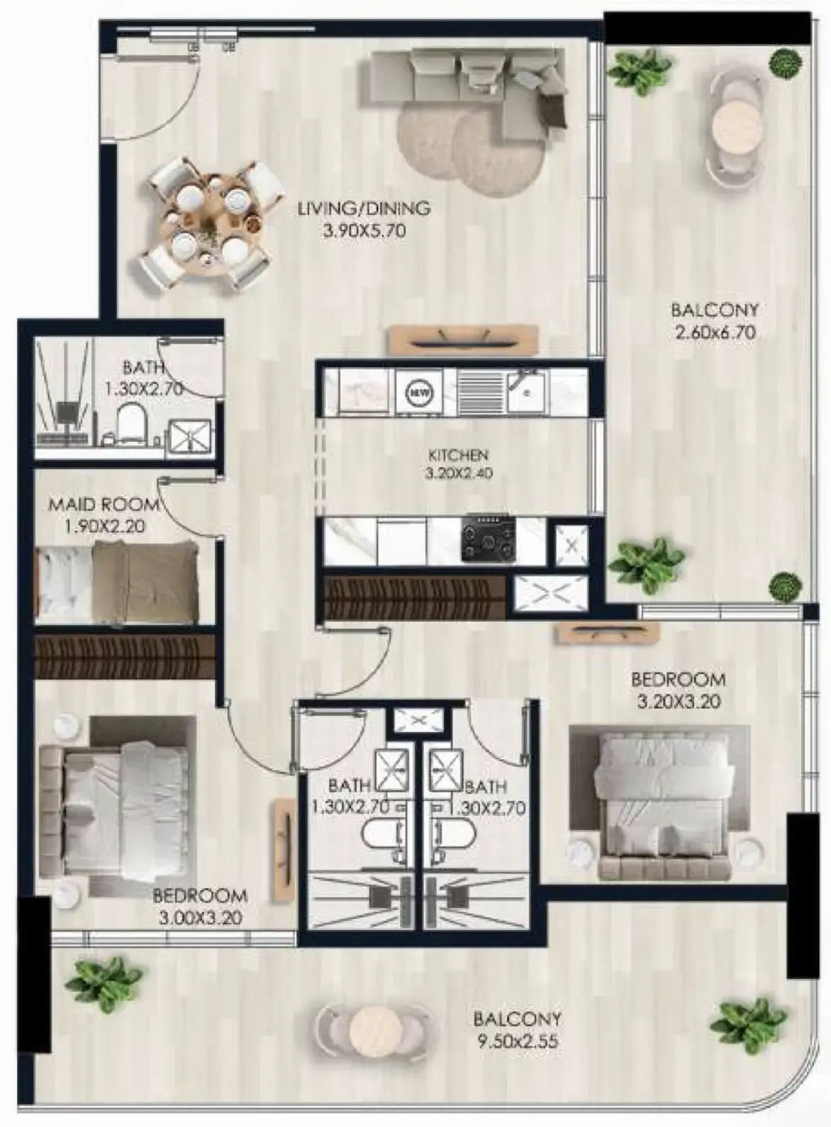 Vision Developments Sera Gardens by Vision floor plan