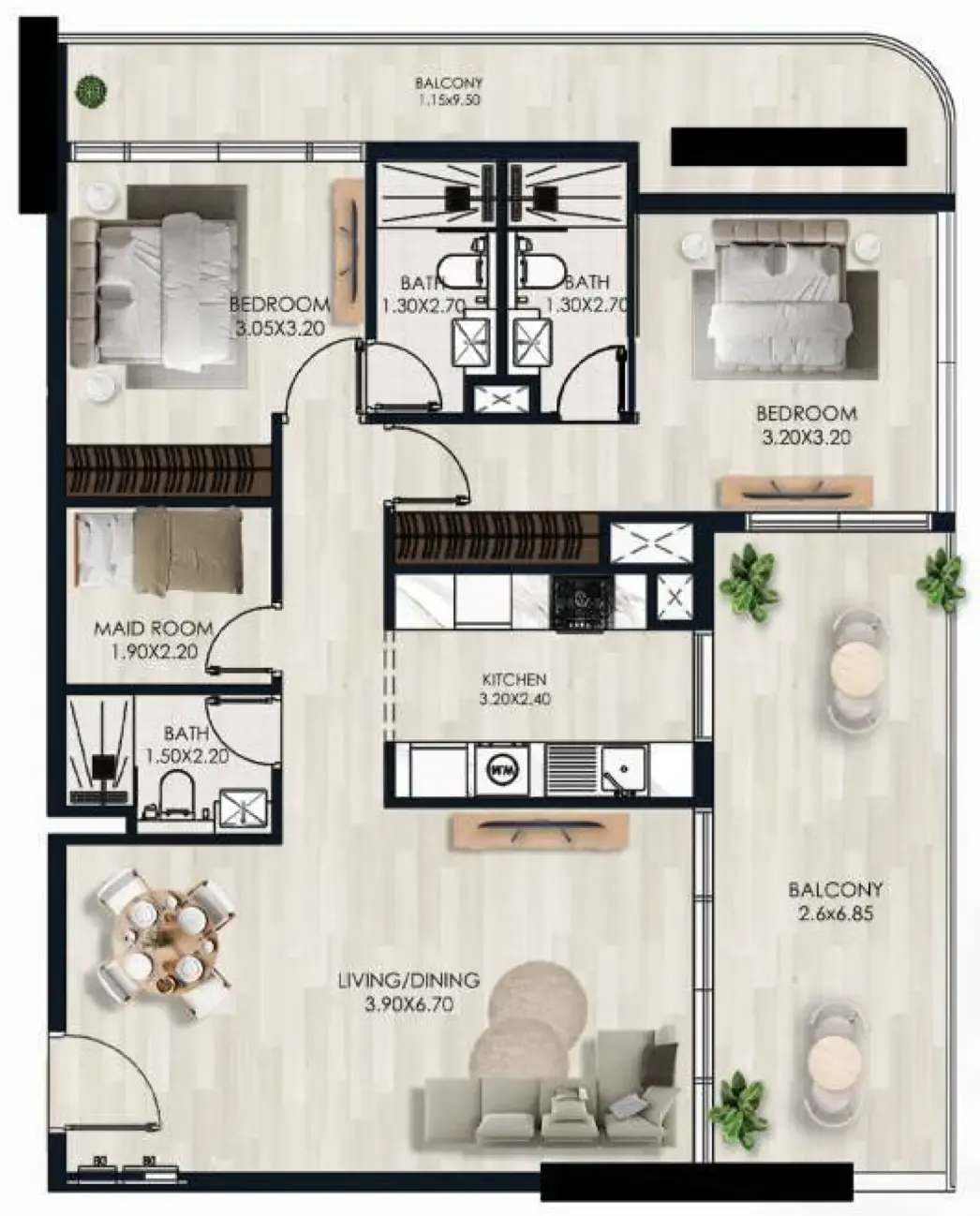 Vision Developments Sera Gardens by Vision floor plan
