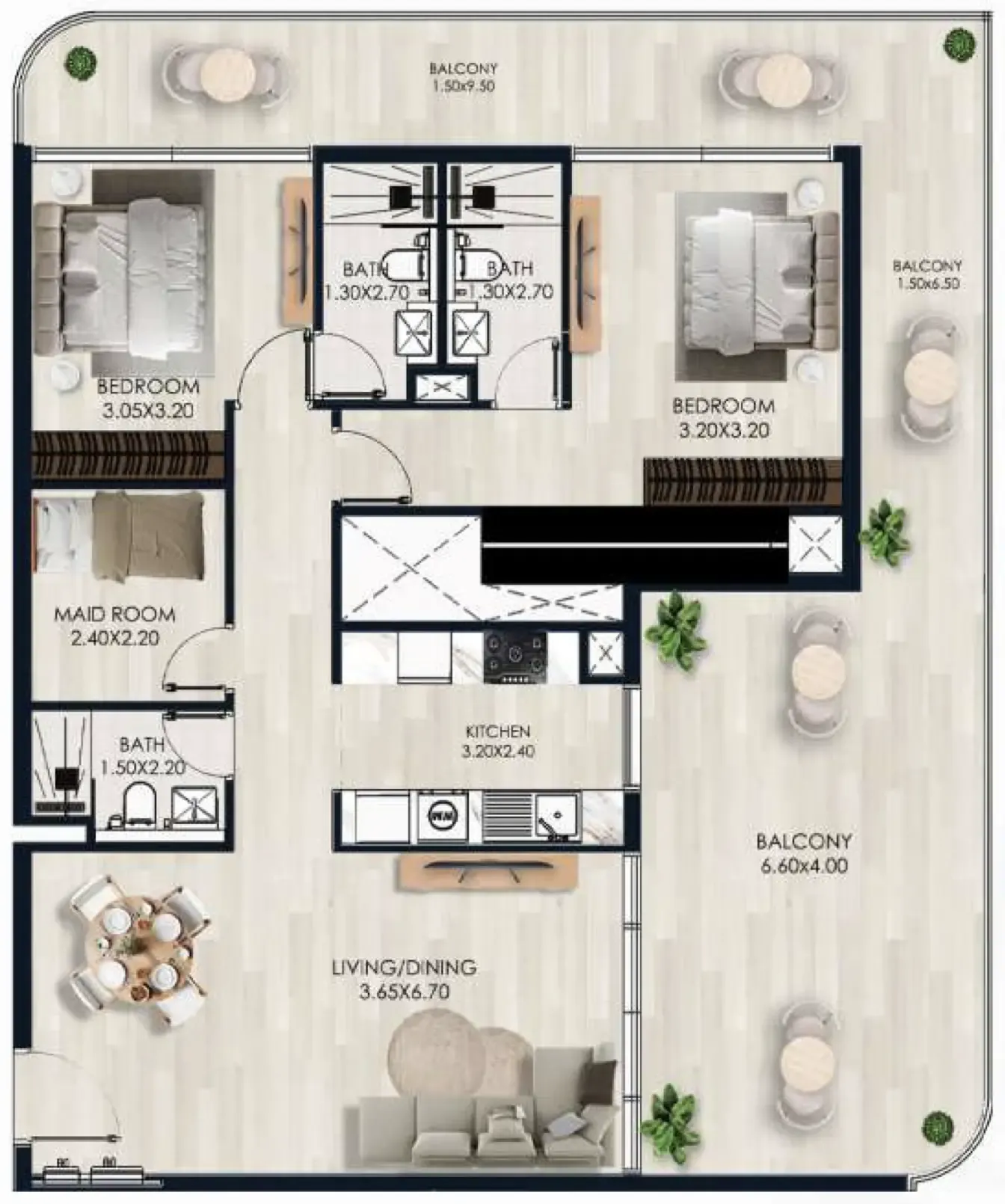 Vision Developments Sera Gardens by Vision floor plan