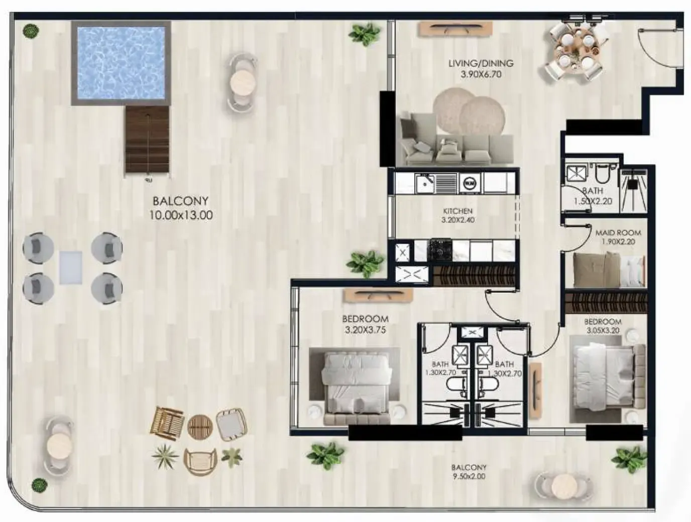 Vision Developments Sera Gardens by Vision floor plan