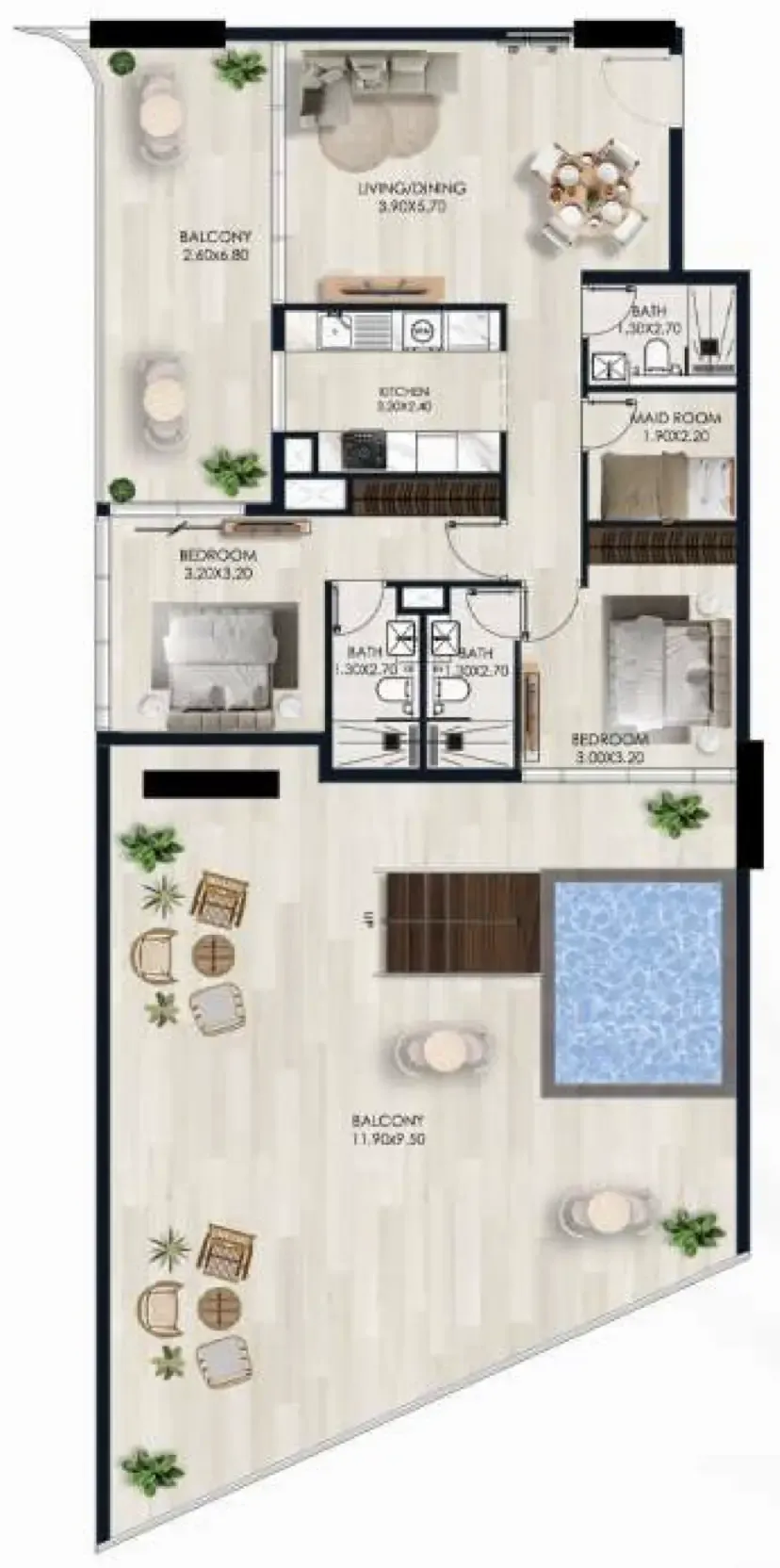 Vision Developments Sera Gardens by Vision floor plan