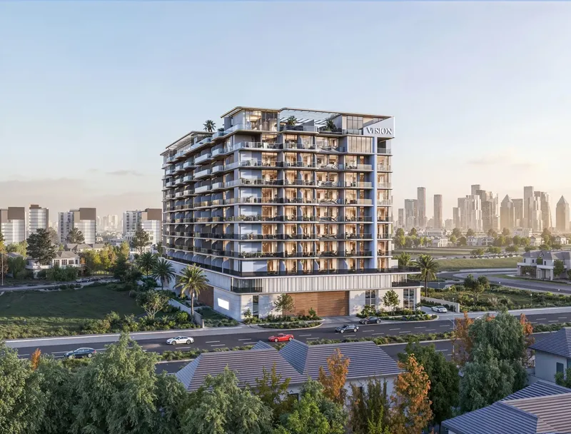 Exterior at Sera Gardens by Vision in Dubai Production City Dubai
