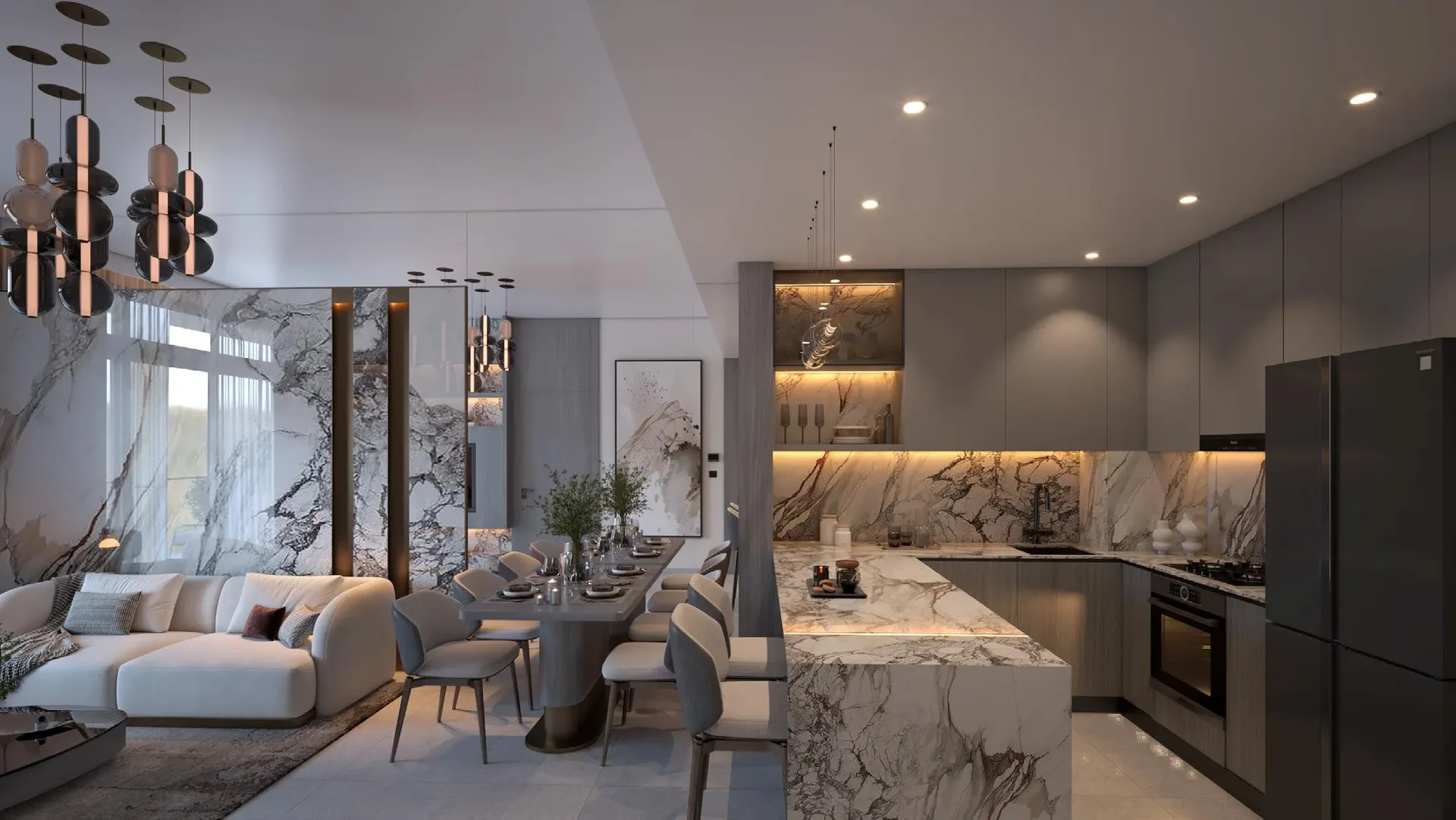 Interior at Sera Gardens by Vision in Dubai Production City Dubai